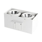 4 PCS Square Recessed Downlights Modern Grille Recessed Ceiling Lights