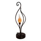 【4 PCS】 Flame Solar Garden Lights Outdoor Landscape Decoration Light