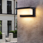 Rectangular Outdoor Wall Lights Waterproof Modern Solar Light