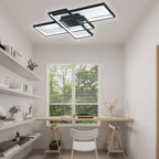 Display Of Rectangles Abstract LED Flush Mount Ceiling Lights