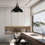 Semi Globe Metal LED Vintage Pendant Light Hanging Lamp for Home Office