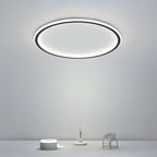 Round Black Framed Industrial Flush Mount Kitchen Lighting Dining Room Lighting Bedroom Ceiling Lights