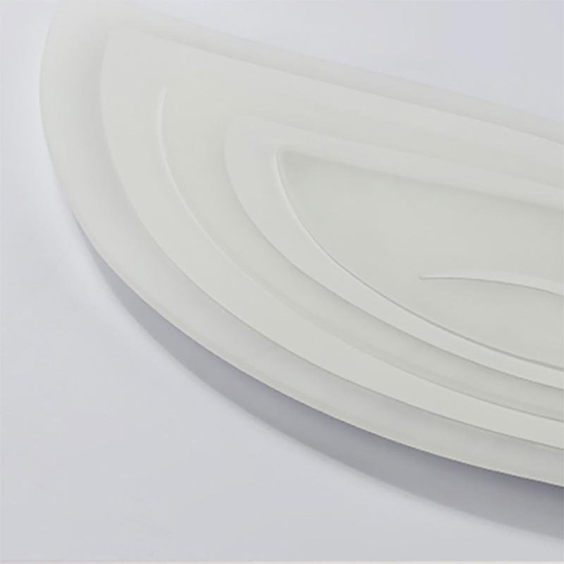 Leaf Shaped Modern Flush Mount Light with Remote Control