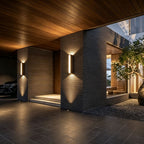 Linear up down Wall Light Modern Minimalist Outdoor Light
