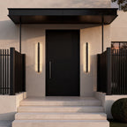 Modern Linear Wall Sconce Outdoor Waterproof Crystal Light