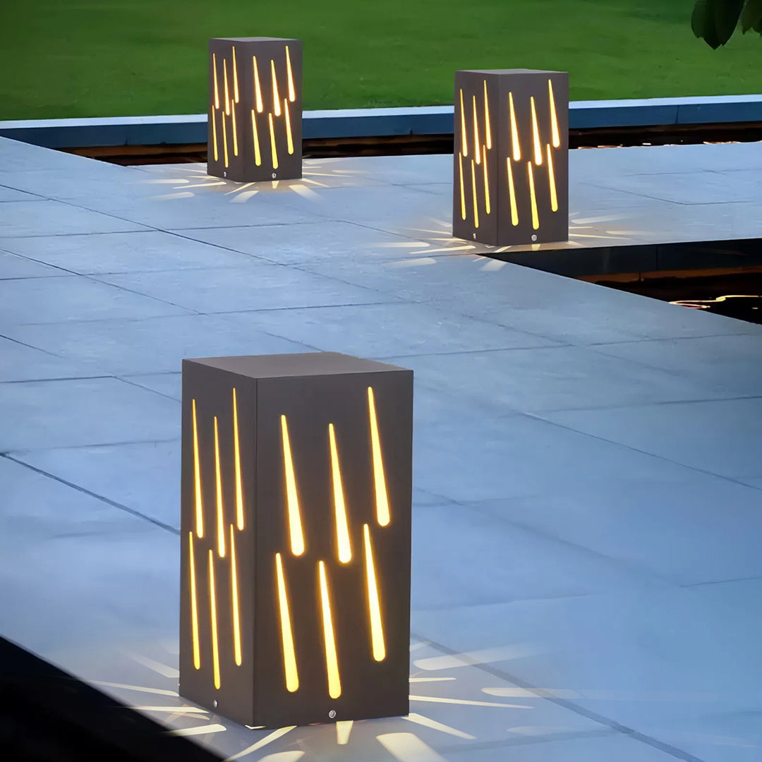 Landscape LED Lights Outdoor Waterproof Perforated Bollard Light