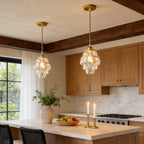 [Open-Box]Mini Crystal Pendant Light Modern Metal Ceiling Light