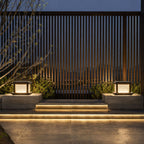 Solar Pillar Lights Modern Outdoor Waterproof Column Lamp