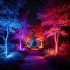 Colored Flood Lights Modern Outdoor RGB LED Metal Light
