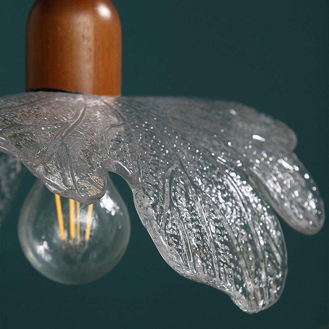 Lotus Light Pendant Japanese Retro Leaf Small Pendant Lamps