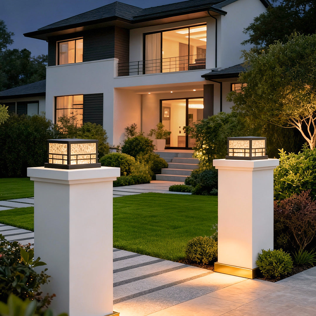 Pillar Lamp Light Outdoor Waterproof Courtyard Fence Light