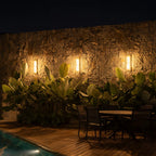 Gold Outdoor Wall Lights Luxury Waterproof LED Art Light