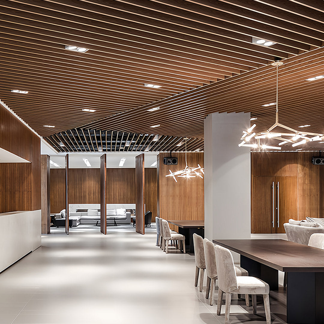 Square Recessed Downlights Modern Grille Recessed Ceiling Lights