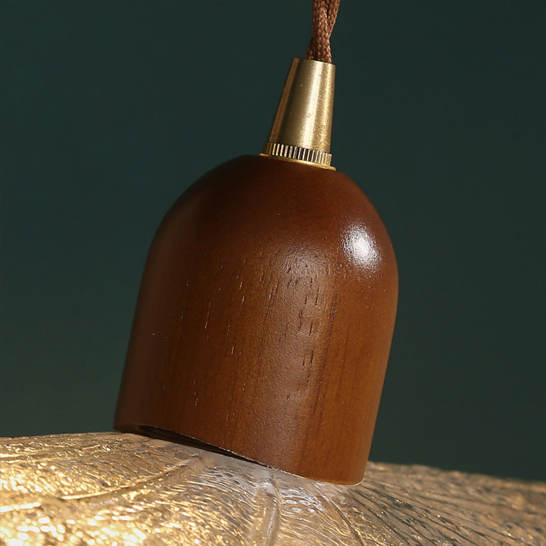 Lotus Light Pendant Japanese Retro Leaf Small Pendant Lamps