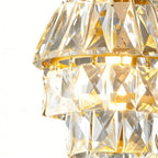 Mini Crystal Pendant Light Modern Metal Ceiling Light