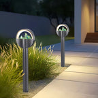 Modern Pathway Lights Frosted Globe Garden Waterproof Light
