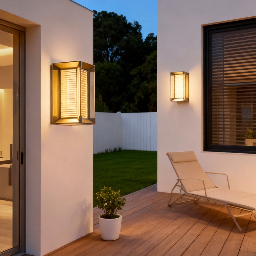 Outdoor Lighting Fixtures Wall Mount Waterproof Square Light