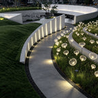 【4 PCS】Solar Garden Stake Lights Jellyfish Fiber Optic Light