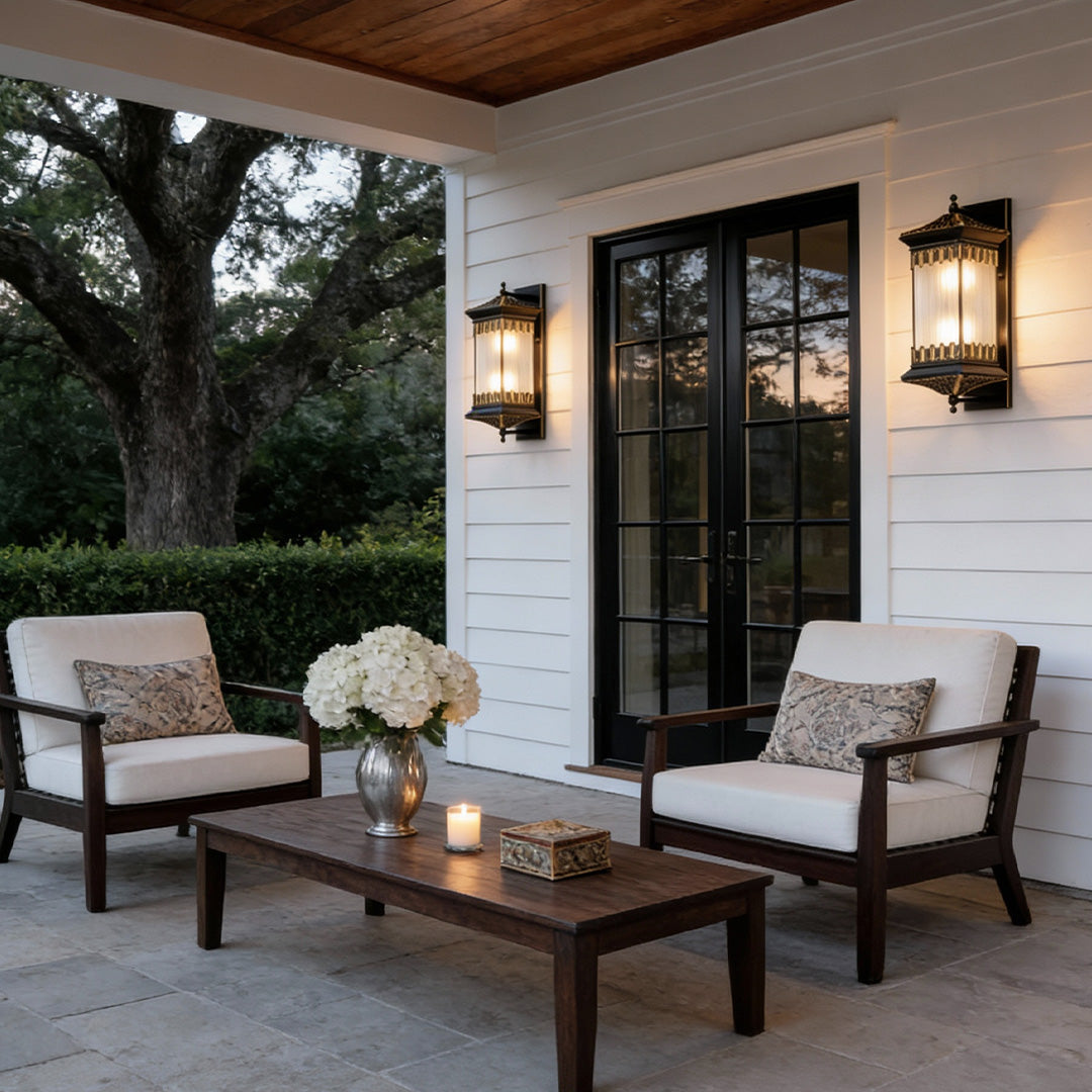 Retro Wall Sconces American Outdoor Waterproof Lamp