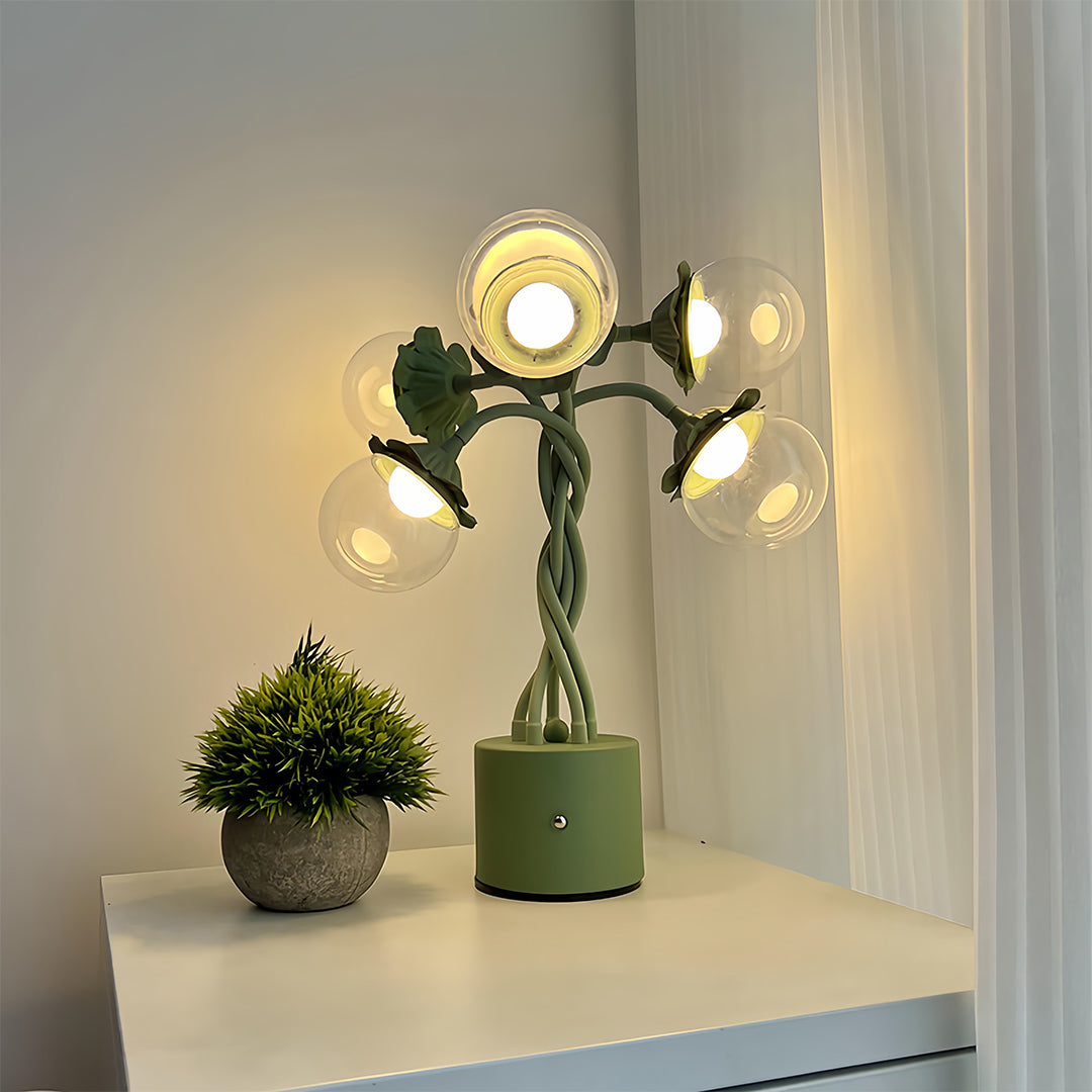 Bubble Table Lamps Creative DIY with Flexible Stems Adjustable Lamp
