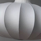 Pendant Light White Japanese Silk Fabric Ceiling Light