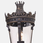 Outdoor Driveway Pillar Lights European Crown Waterproof Light