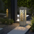 Outdoor LED Landscape Lights Waterproof Garden Hollow Bollard Light