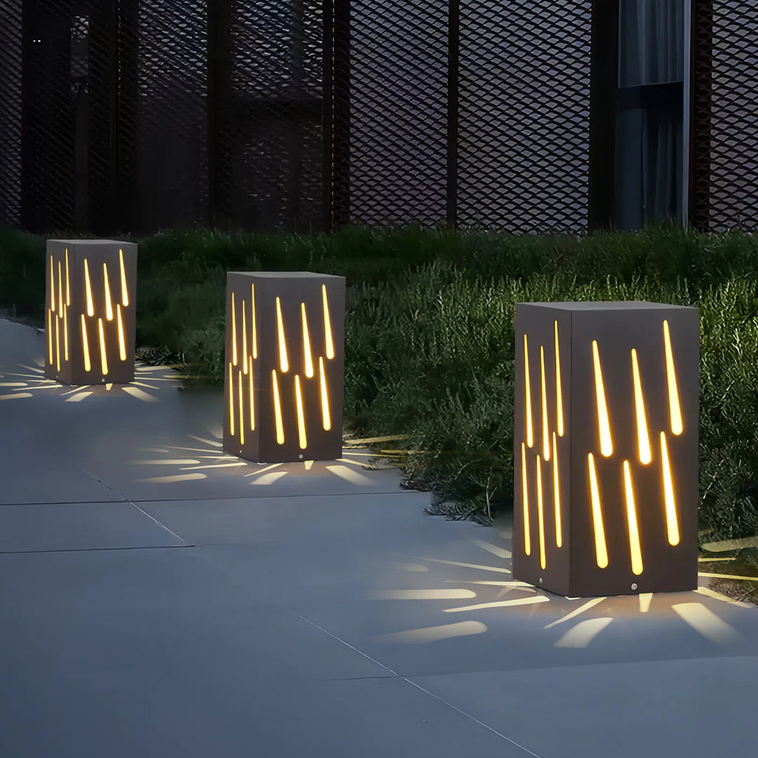 Landscape LED Lights Outdoor Waterproof Perforated Bollard Light