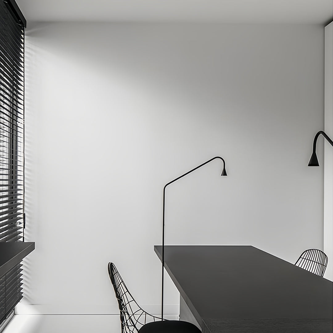 Black and Gold Floor Lamps LED Minimalist Reading Lamps