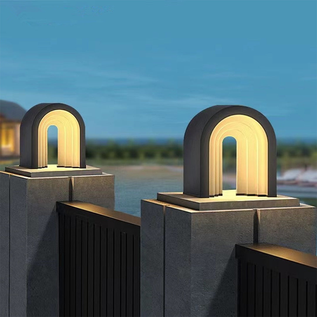Outdoor Garden Pillar Lights Modern Minimalist Courtyard Column Light