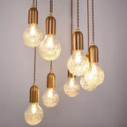 Acrylic Bulb Chandelier Bubble Earth LED Modern Light