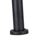 Outdoor Garden Pathway Light Simple Black Hard-Wired Bollard Light
