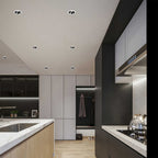 4 PCS Adjustable Downlights Anti-Glare Honeycomb Mesh Ceiling Light