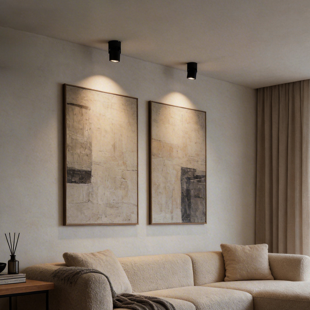Adjustable Downlights Aluminum Alloy Round Modern Ceiling Light