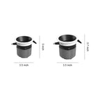 4 PCS Adjustable Downlights Anti-Glare Honeycomb Mesh Ceiling Light