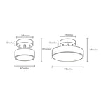 Adjustable LED Ceiling Lights Nordic Style Copper LED Light