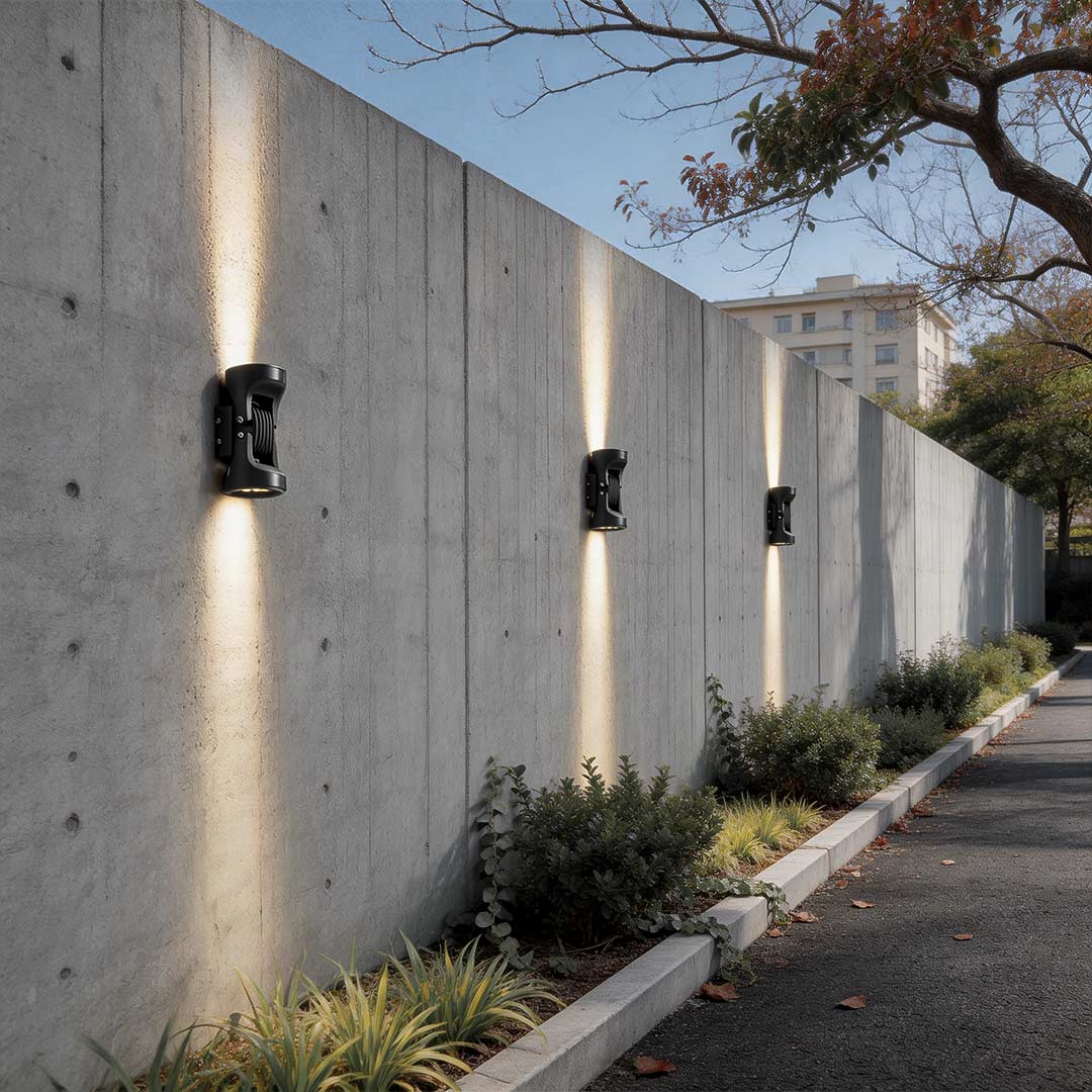 Adjustable Outdoor Wall Light 2-Light LED up and down Light