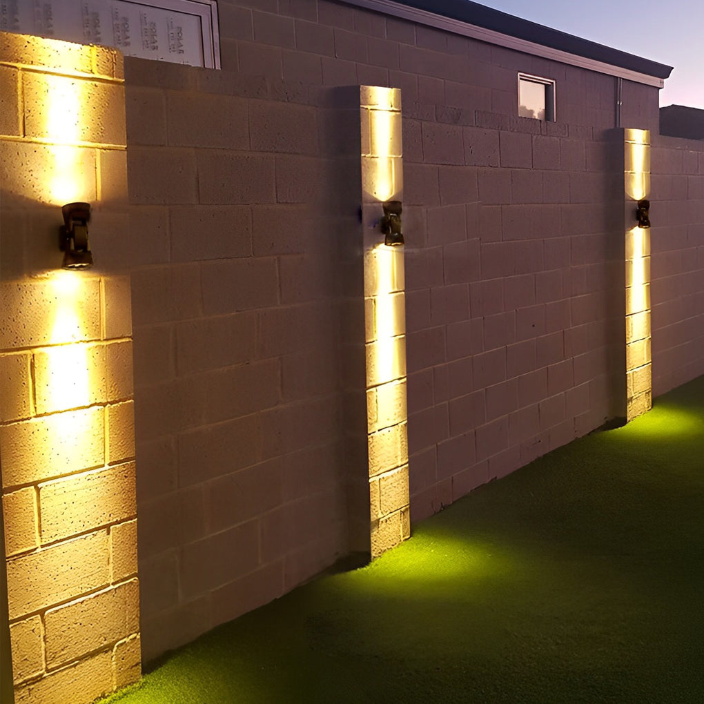 Adjustable Outdoor Wall Light 2-Light LED up and down Light
