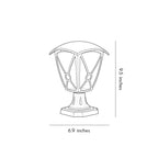 Aluminum Pillar Light European Style LED Garden Decorative Pole Lamp