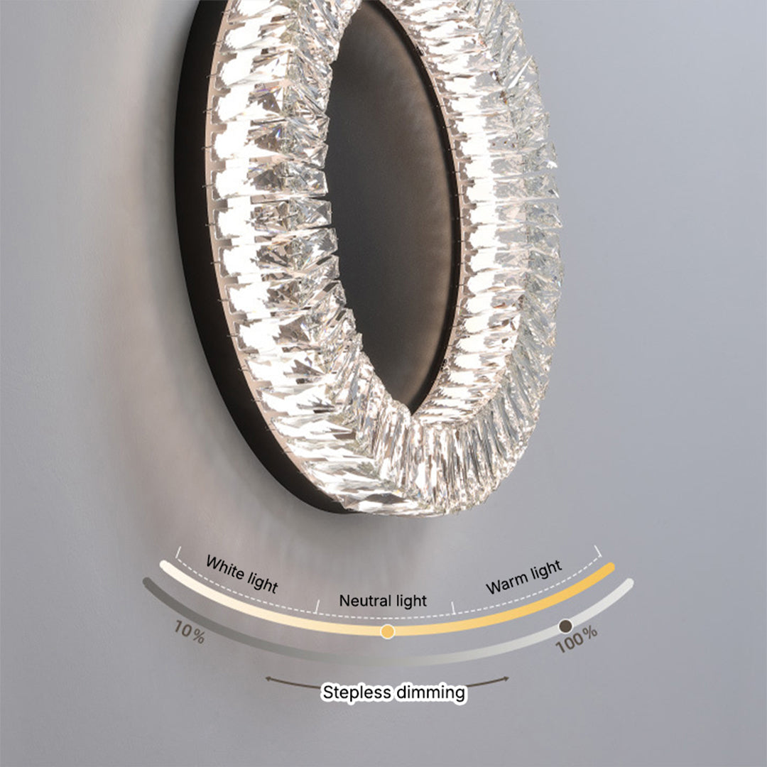 Black Ceiling Flush Mount Light Italian LED Round Eye-Protecting Lamp