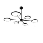 Mini Sputnik Modern Chandelier Metal Silica Gel Living Room Ceiling Lights