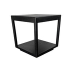Concrete Pillar Lights Modern Open-Frame Square LED Light