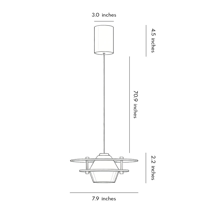 Art Deco Pendant Light Fixtures Italian Adjustable Ceiling Light