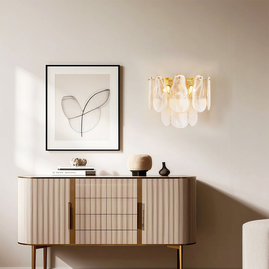 Art Deco Wall Lights Creative French Luxury Glass Lamp