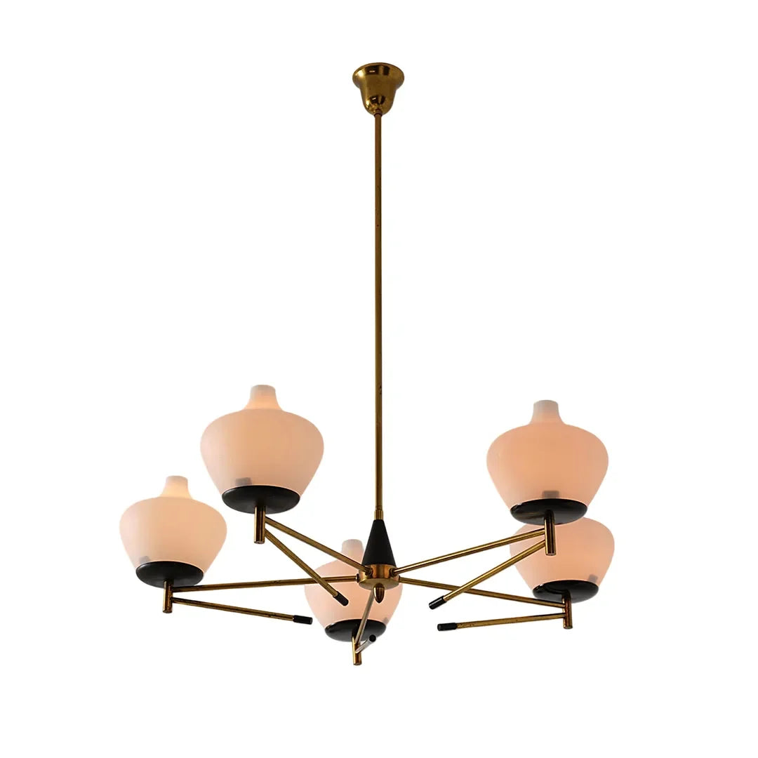 Art Deco Vintage Chandelier Glass Decorative Ceiling Light