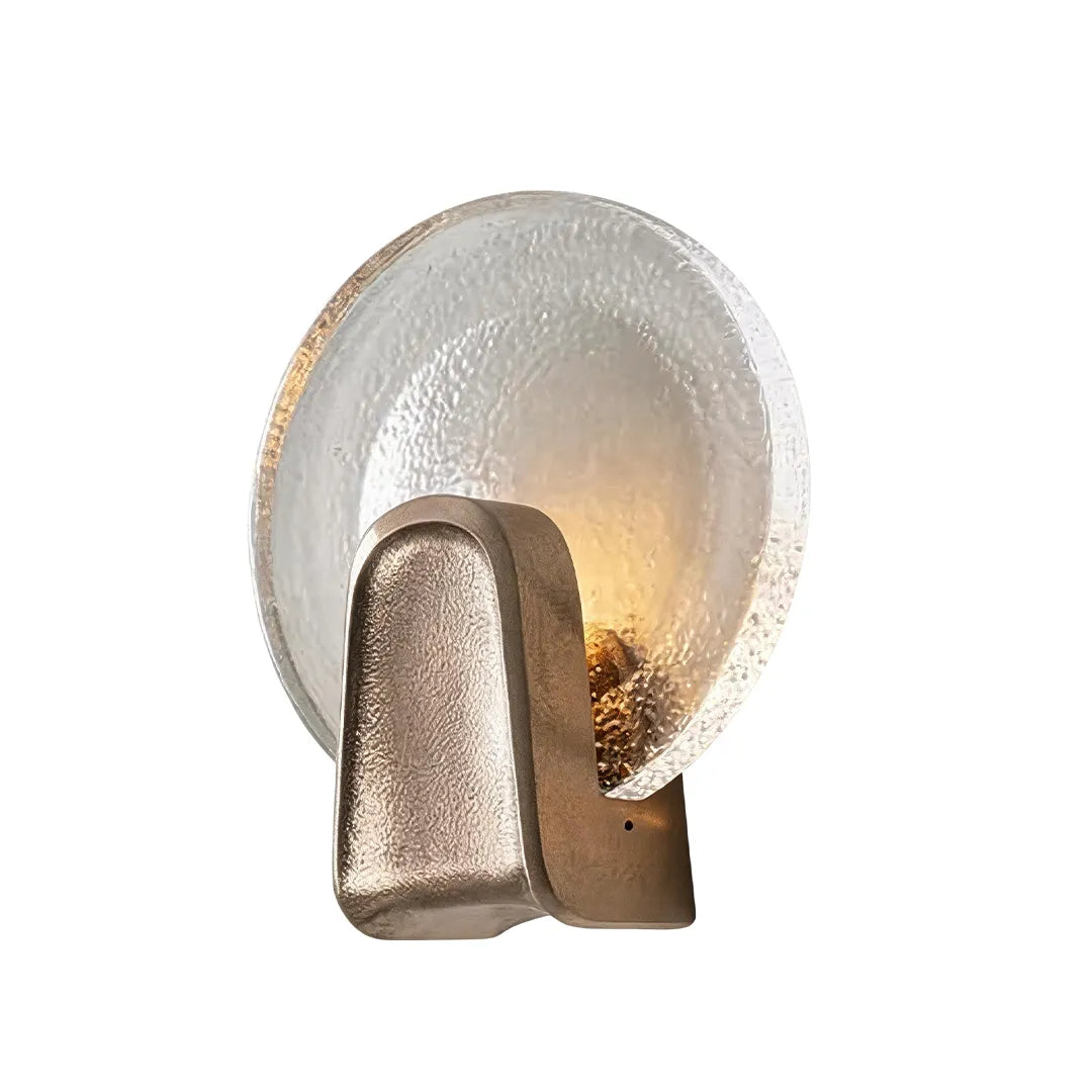 Art Deco Wall Sconce Lighting Luxury Textured Glass Light