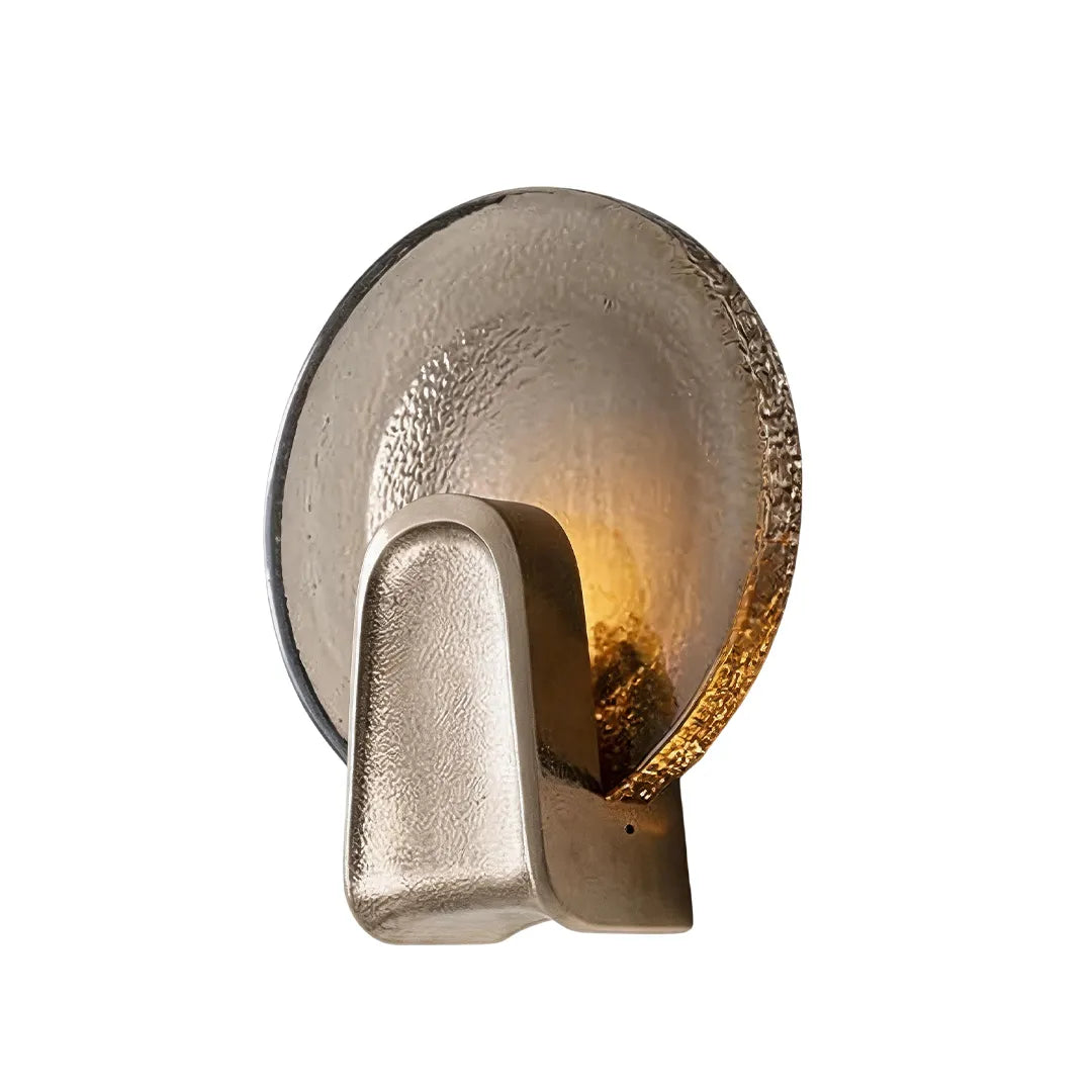 Art Deco Wall Sconce Lighting Luxury Textured Glass Light