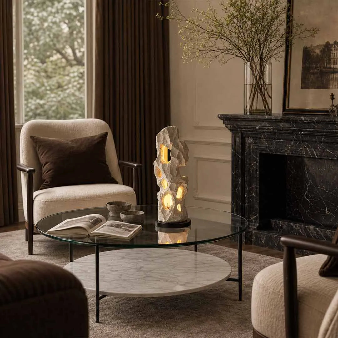 Artistic Table Lamps Taihu Stone Inspired LED Lamp