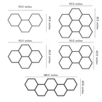 Honeycomb Ceiling Light Modern White LED Industrial Light