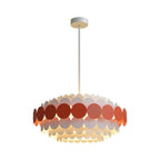 Circles Frills Blue Pendant Light Metal Stylish Ceiling Light